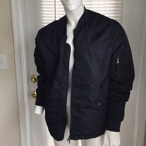 H&M Dark Blue Bomber